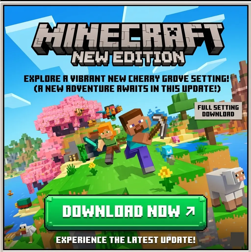 Minecraft New Edition - Cherry Grove